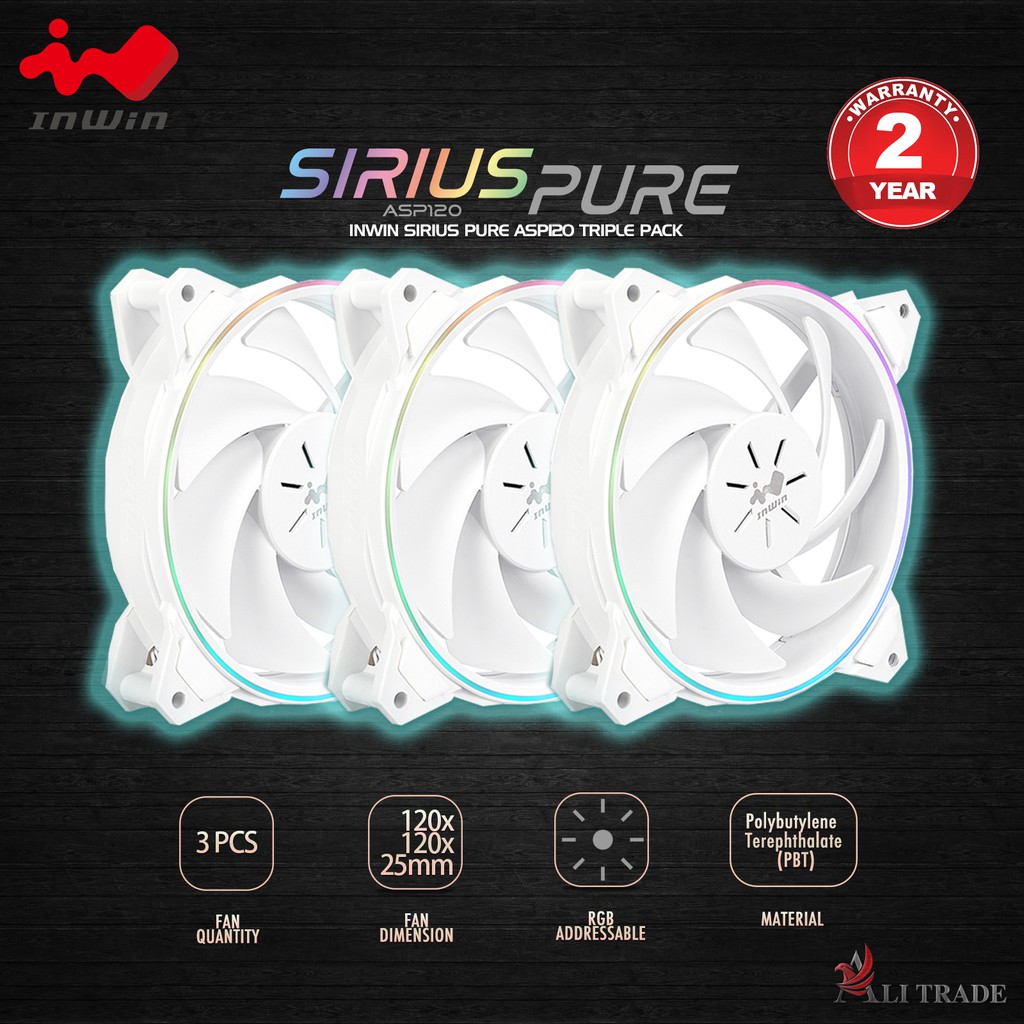 InWin Sirius Pure ASP120 Triple Pack