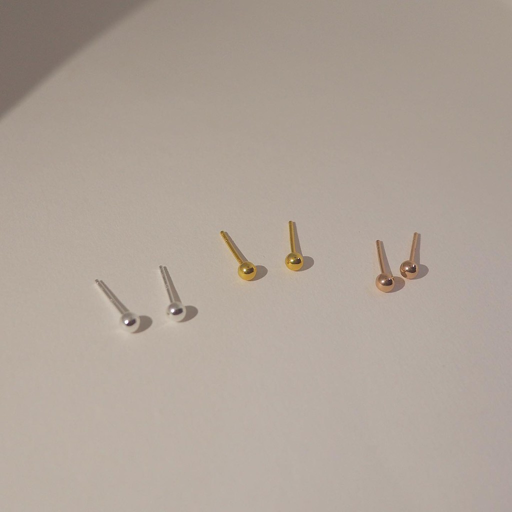 SissyJewelry // ต่างหูเงินแท้ รุ่น Ball stud
