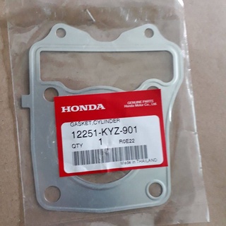 12251-KYZ-901ปะเก็นฝาสูบแท้HONDA MONKEY125,SUPER C125,MSX125,WAVE125i 1ชิ้น  อะไหล่แท้ศูนย์HONDA