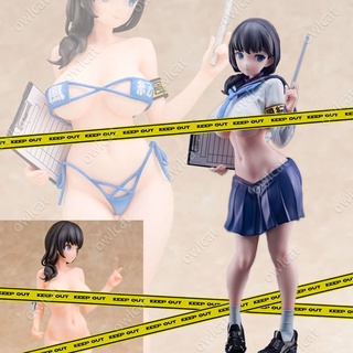 โมเดล Illustration Serious !? Judgement (Daiki Kougyou Ver.) 26cm Size 1/6 JK Figure Packed in Box Model POPQN Illustrator Kaiho Diskvision Disciplinary Commissioner