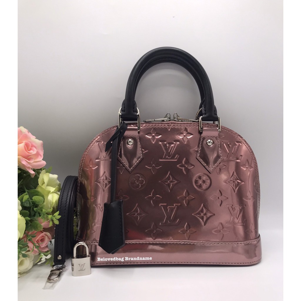 LV Alma BB Vernis Rose Cuivre DC17