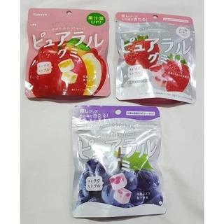 [พร้อมส่ง] Kabaya Gummy 58g ❤️ มี 4 รส เยลลี่ญี่ปุ่นสอดไส้ผลไม้แท้ หอม อร่อย นิ่มมากๆ