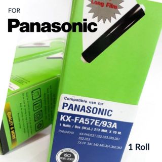 FILM FAX PANASONIC KX-FA57E 1ม้วน/กล่อง. สำหรับเครื่องแฟกซ์ รุ่น 701