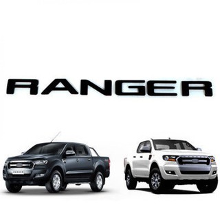 โลโก้ ติดหน้ากระจัง Ford ranger เรนเจอร์ ทุกรุ่น สีดำ กาวหลัง 3M