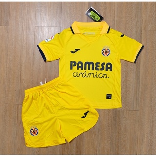 ชุดบอลเด็ก บียาร์เรอัล Villarreal CF Kit 2022/23 AAA (TTพร้อมส่ง)