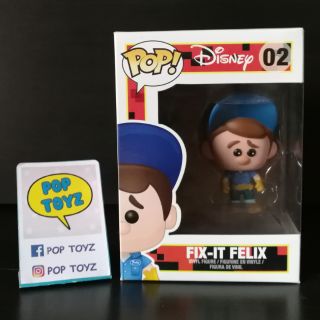 FUNKO POP DISNEY WRECK IT RALPH ภาค 1 FIX-IT FELIX 02 ของแท้ งานเก่าเลิกผลิตหายาก แถมกล่องใส มีของพร้อมส่งไมต้องพรีออเดอ