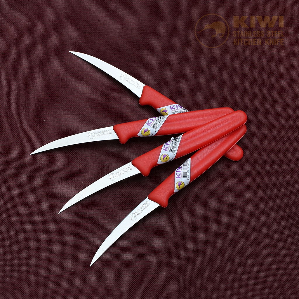 มีดทำครัว KIWI(กีวี่) #001 ของแท้ มีดผ่า มีดแกะสลัก คว้าน ด้ามพลาสติก  คมที่สุด ราคา ถูกที่สุด ดีลบีเคเค แกลเลอรีภาพที่ 2