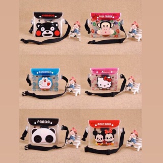 🔥พร้อมส่ง💯 กระเป๋ากันน้ำคาดอก ลายการ์ตูน