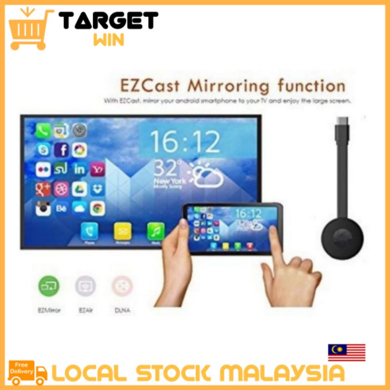 Mirascreen G2 Miracast Wireless Berkualiti HDMI Dongle HD Youtube TV Stick Mirroring รองรับ iOS Andr