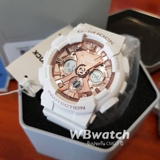 นาฬิกาคาสิโอ mini G-Shock รุ่น GMA-S120MF-7A2 ของแท้ รับประกัน  1 ปี