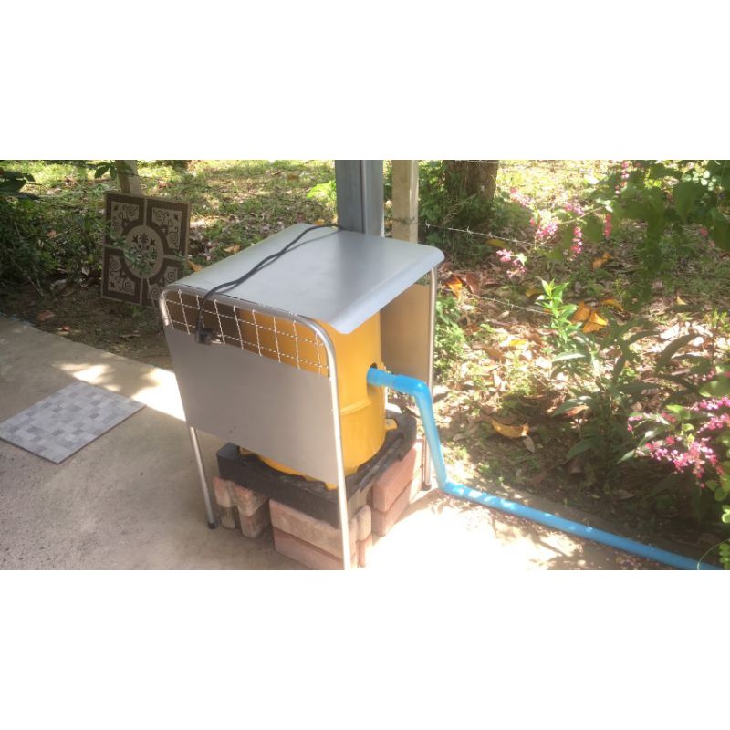 หลังคากันแดดปั้มน้ำ ขนาด ก×ย×ส 50×50×70cm