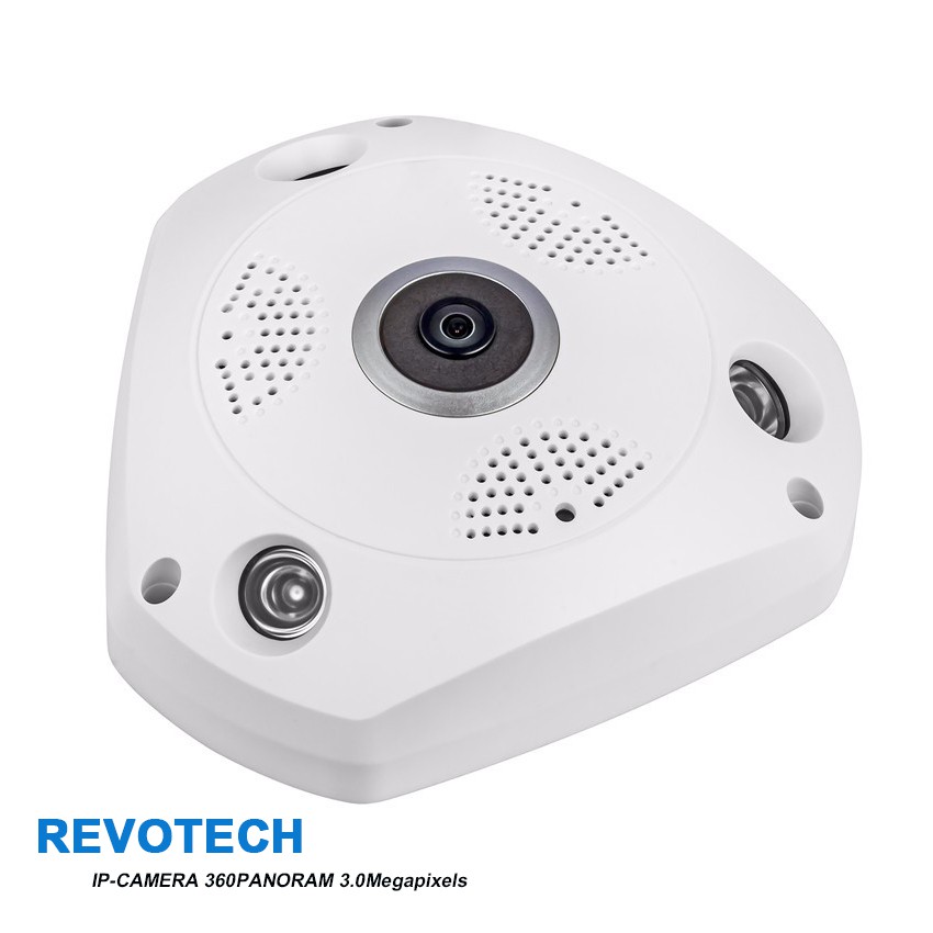 REVOTECH กล้องวงจรปิด IP-Camera 360องศา Panorama 3.0Megapixels Wi-Fi