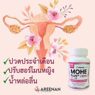 โมฮี พลัส&lt;&lt;ส่งเร็ว&gt;&gt; Mohe+ อาหารเสริมสำหรับผู้หญิง ปรับฮอร์โมนหญิง อกแน่น ยกกระชับ ตกขาว มีกลิ่ม มีบุตรยาก