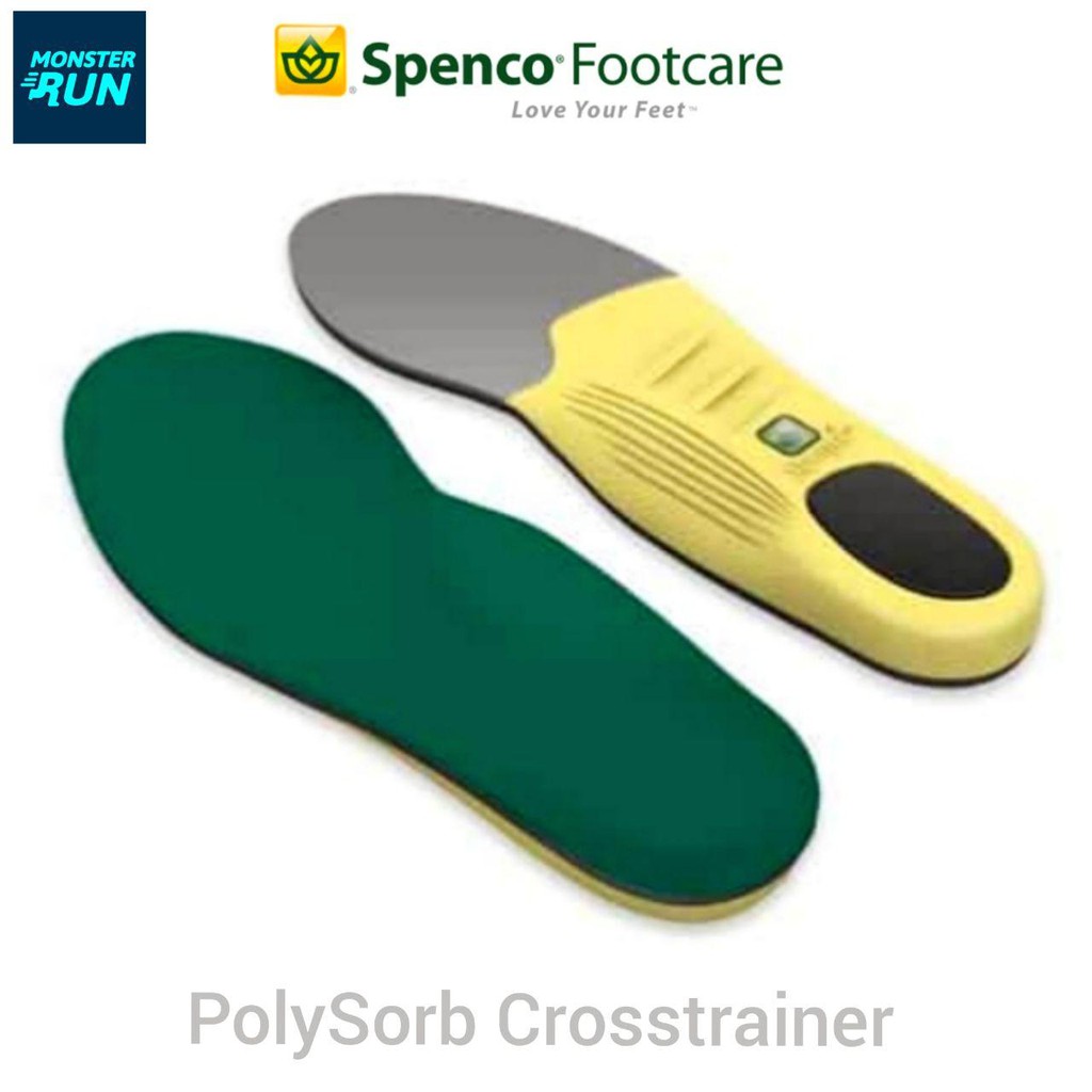 แผ่นรองเท้า Spenco PolySorb CROSSTRAINER