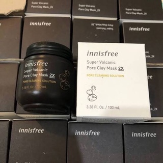 Innisfree Super Volcanic Pore Clay Mask 2x 100 ml 💥ของแท้ 100%💥