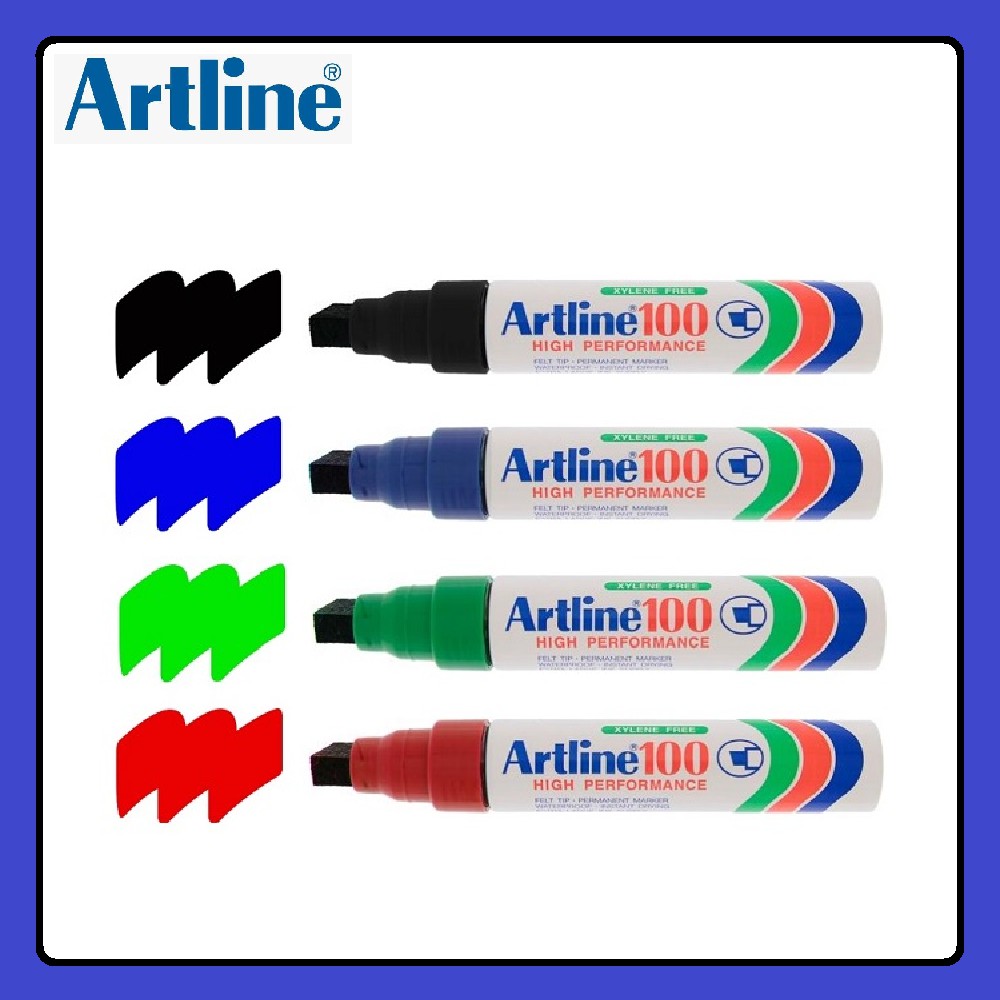 ปากกามาร์กเกอร์ถาวร Artline 100 EK-100 7.5-12mm