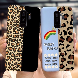 เคสโทรศัพท์มือถือแบบนิ่ม TPU ลายเสือดาว แฟชั่น สําหรับ Samsung Galaxy S8 S9 Plus 2022 S8+ S9+ S8Plus