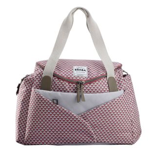 BEABA กระเป๋าเปลี่ยนผ้าอ้อม Sydney II Changing Bag "PLAY PRINT" MARSALA