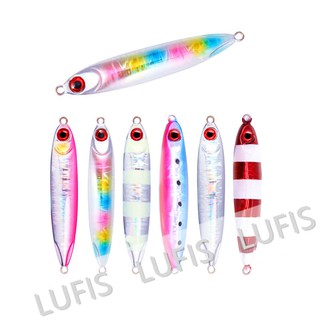 เหยื่อตกปลาโลหะ 3D Jig Slow Jigging / Trolling 10 กรัม - 100 กรัม