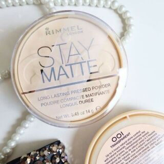 แป้งฝุ่นอัดแข็งคุมมัน Rimmel London Stay Matte Pressed Powder