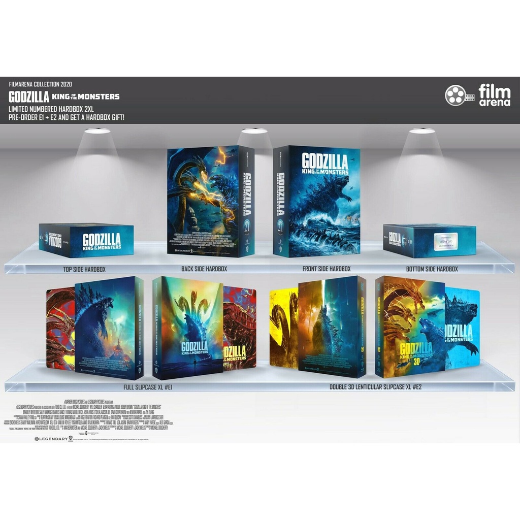 GODZILLA: KING OF THE MONSTERS [4K+3D+2D] Blu-ray STEELBOOK SET [FILMARENA] #071