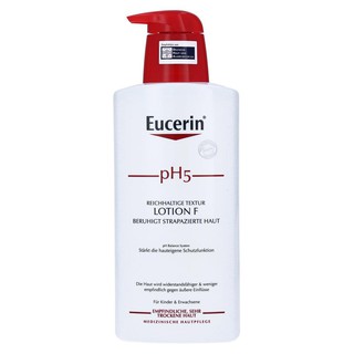 Eucerin pH5 Lotion F ยูเซอรีน พีเอช โลชั่น เอฟ สำหรับผิวบอบบางแพ้ง่าย 400ml.