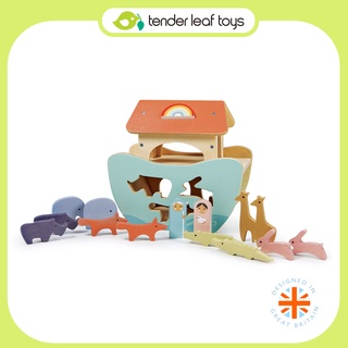 Tender Leaf Toys ของเล่นไม้ ของเล่นเสริมพัฒนาการ เรือโนอาห์น้อย Little Noahs Ark