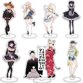 โมเดลฟิกเกอร์อะคริลิค รูปอนิเมะ Darling Action Figure Kitagawa Marin Plate Holder Otaku ของเล่นสําหรับเด็ก