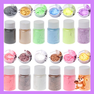 SIY  Pearlescent Mica Pigment Powder Rainbow UV Resin Epoxy Craft DIY Jewelry Making