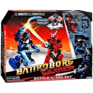 === SALE === หุ่นยนต์บังคับ Battroborg Batroborg Warrior Samurai vs. Ninja Battle Arena Set ของแท้จาก TOMY