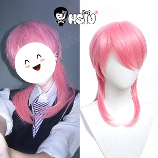 วิกผมคอสเพลย์ Tokyo Revengers sanzu haruchiyo HSIU สีชมพู พร้อมหมวกฟรีวิกผม