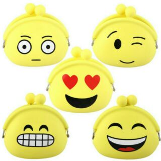 กระเป๋าใส่เหรียญลาย emoji แถมฟรีเมื่อซื้อสินค้าครบ 1000 บาท😎