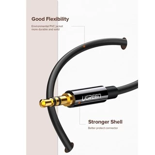 UGREEN สายหูฟัง AUX 3.5mm M to 2 F Audio Splitter Connector (ABS ) รุ่น 20816 สีดำ, รุ่น 10739 สีขาว