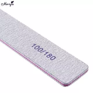 Monja ไฟล์เล็บ ตะไบขัดเล็บ 3 / 4 / 5 ชิ้น nail tips trimmer sanding grit manicure extension care design tools