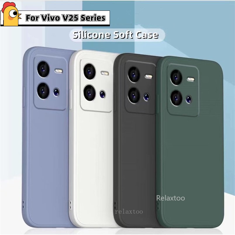 Ready Stock Case For Vivo V25 5G V25e V25 Pro V 23 25 E V23 V23e 4G 5G VivoV25 phone case Slim Soft 