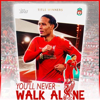 การ์ดนักฟุตบอล⚽ การ์ดลิเวอร์พูล Title Winners Insert  ของแท้อังกฤษ UK 🇬🇧 Topps Liverpool team set การ์ดสะสม