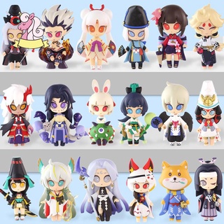 กล่องสุ่มโมเดล กล่องสุ่ม กล่องสุ่มของเล่น☃ออดี้เพชรคู่ Onmyoji นำเสนอโลกที่แปลกและน่าสนใจกล่องตาบอดตุ๊กตาทำมือตุ๊กตาครบช