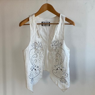 เสื้อกั๊ก CC Double O Embroidered Vest