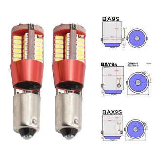 Ba9S Bax9S Bay9S Canbus T10 T11 T4W W W W W6W 3014 57 Smd ไฟ Led สีขาวสําหรับติดประตูรถยนต์ 1 ชิ้น