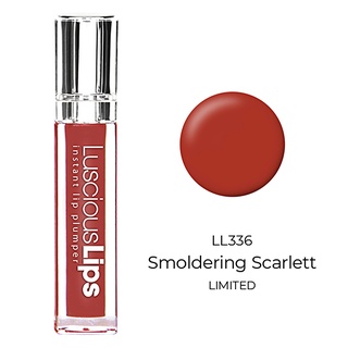 Luscious Lip No: 336 สี Smoldering Scarlett สุดยอดลิปสติกสีฉ่ำวาว และเรียวปากอวบอิ่ม **พร้อมส่งทันที ของแท้ 100%**