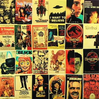 ❉ Classical Movie Retro Mini Poster Series 02 สติ๊กเกอร์ ❉ 54Pcs/Set Waterproof DIY Fashion Doodle Decal สติ๊กเกอร์