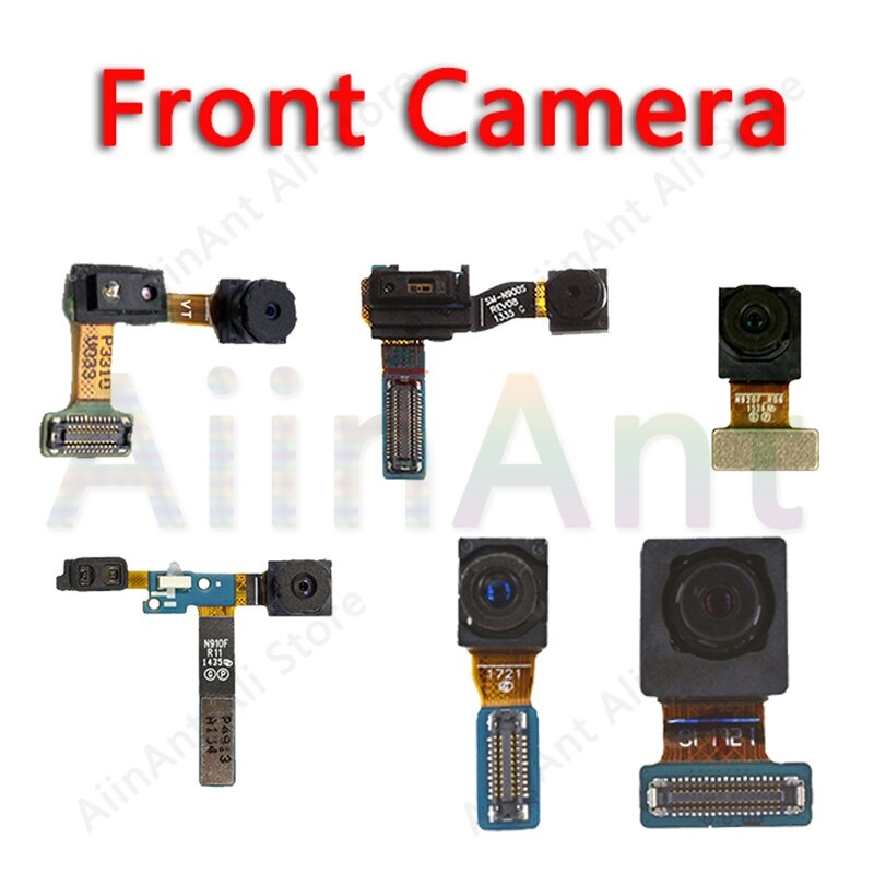 กล้องหน้าสําหรับ Samsung Galaxy Note 2 3 4 N910F N920F หมายเหตุ 8 9 N950F N950U กล้องหน้า Flex