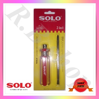 ไขควงสลับ  ไขควงแบนแฉก  ไขควงสลับหัว  ไขควงสลับด้าม  ไขควง 2 ด้าน  ยี่ห้อโซโล,  Screwdriver  brand Solo