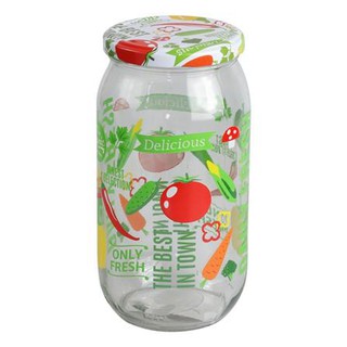 ขวดโหล โหลแก้ว ขวดโหลแก้ว DAILY FRESH 1 ลิตร ผลิตจากวัสดุคุณภาพดี