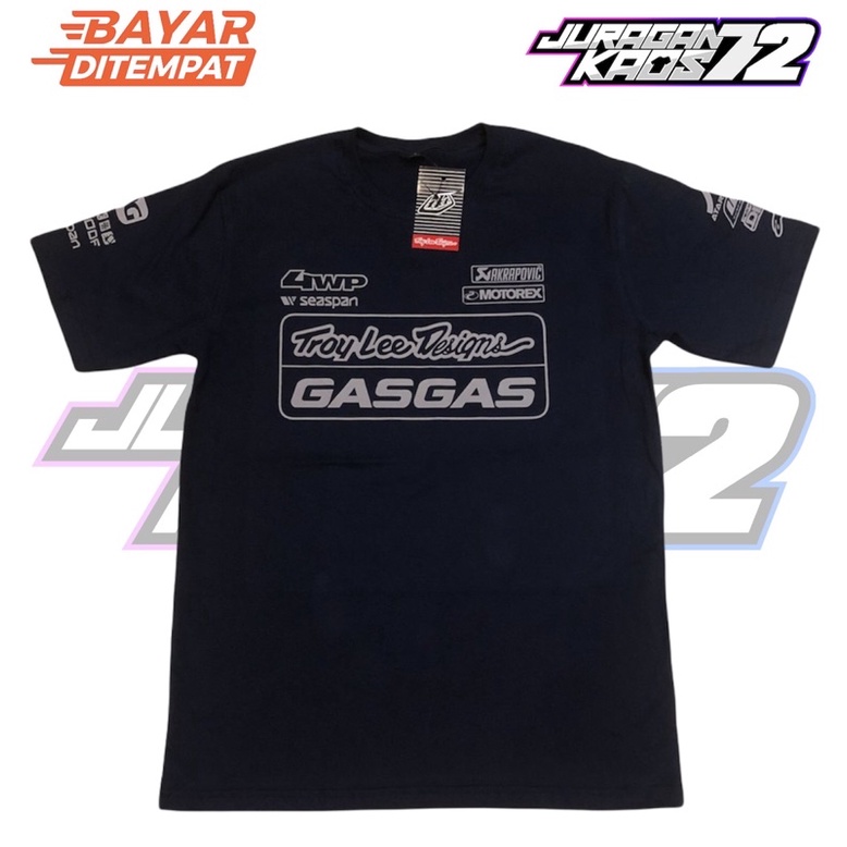 เสื้อยืด ลาย GASGAS SPONSORED TROY LEE DESIGNS EDITION (ENDURO/MOTOCROSS/MXGP/SUPERMOTO/ KAOSTRAIL)