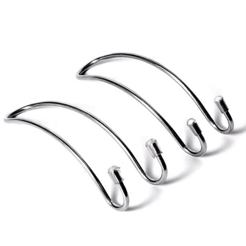 ตะขอแขวนในรถยนต์ แพ็ค 2 ชิ้น ตะขอแขวนของหลังเบาะรถยนต์ ตะขอสแตนเลสแขวนของ ที่แขวนของในรถ ตะขอแขวนของในรถ Hook ฮุกแขวนของ - รูปที่ 2