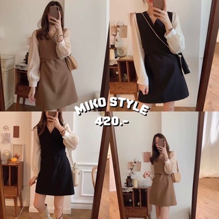 พร้อมส่งจากไทย MIKO STYLE - CLASSIC DRESS