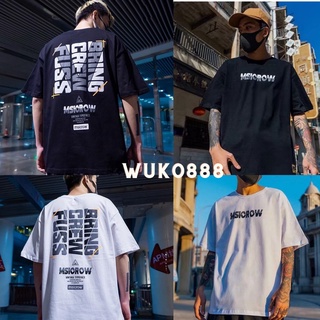 WK [M～5X L]⚡️เสื้อยืด⚡️MSIOROW คอกลม แขนสั้น แฟชั่นและการพักผ่อนทุกการแข่งขัน #W19