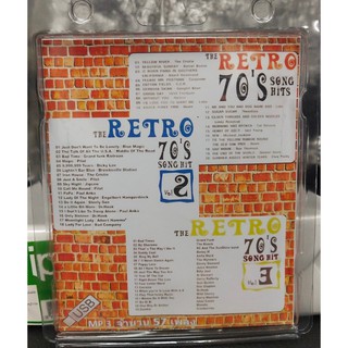 (SBYUSB290-THERETRO70SONGHITแผ่นส้ม) USBเพลง THE RETRO70 SONG HITS