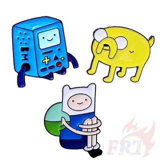 เข็มกลัดหมุด finn and jake 1 ชิ้น